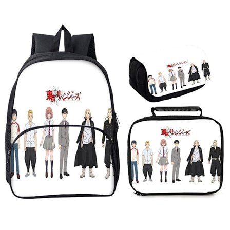 Tokyo Revengers Ryggsäck 3 delar 16 väska Style 13