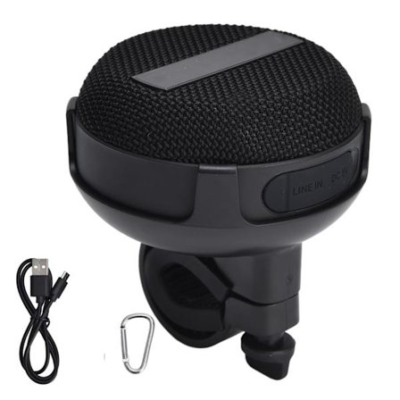 Cykel Bluetooth-højttaler Trådløs 5.0 Bærbar Cykelhøjttaler Niveau 7 Vandtæt med Indbygget Batteri Display Skærm