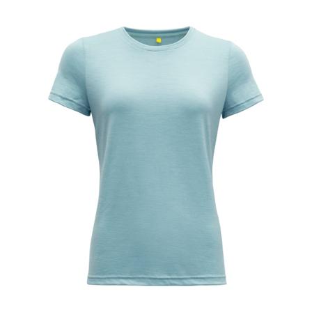 Devold Eika Woman Tee Women short-sleeved sweaters Blue L