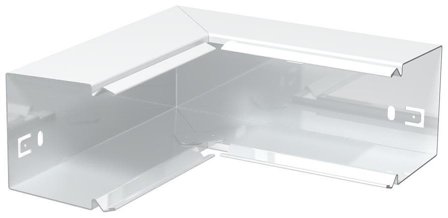 Obo Bettermann 6249612 Sisäkulma sähkösinkitty, valkoinen 60 x 60 mm, Asennustuotteet