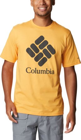 Columbia Montrail Men ́s Csc Basic Logo Shortslevve short-sleeved sweaters Yellow XL