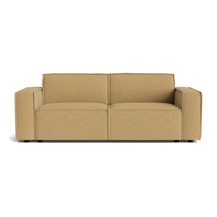 Lyon 3-Sitzer-Sofa in Puente Gelb, elegantes und bequemes Design für luxuriöses Wohnen, modernes Polstersofa mit hohem Sitzkomfort, 80cm.