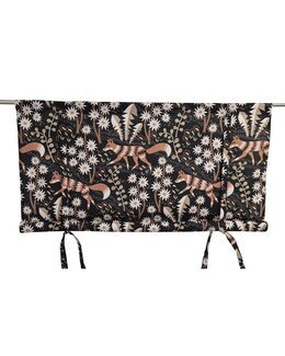 Roll up -verho Stjärnspeja Musta