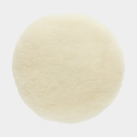 Tampons en laine Mirka Lambswool Pad, Ø180 mm Grip, convient pour plateau de support Ø180 mm, blanc, 2-pack