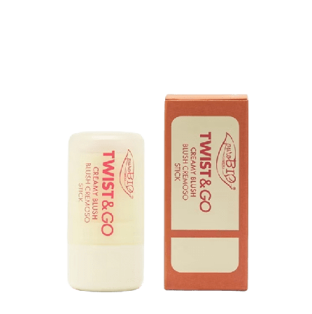 PuroBio Twist & Go Creamy Blush Rouge solpuder Unisex Rosa