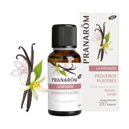 PRANAROM - Synergia diffuusiolle Pienet orgaaniset nautinnon hetket 30 ml (Kaneli - Vanilja)