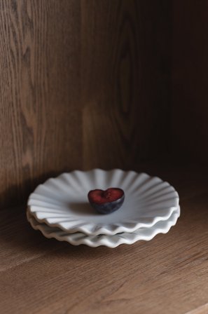 Jotex - Sidetallerken 2-pakke ø 19 Cm Hvit - BONNIE - Kjøp Tallerkener hos Jotex