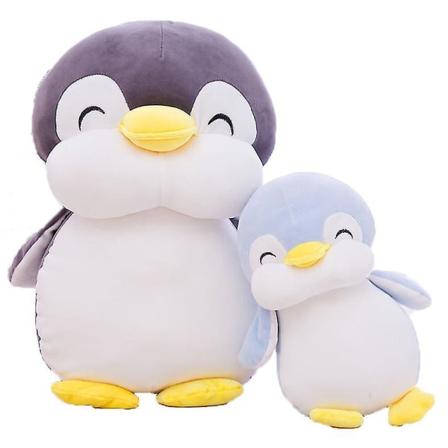 Søt Miniso Penguin Plysjlekedukke Putepute Bemannede dyredukker myke leker
