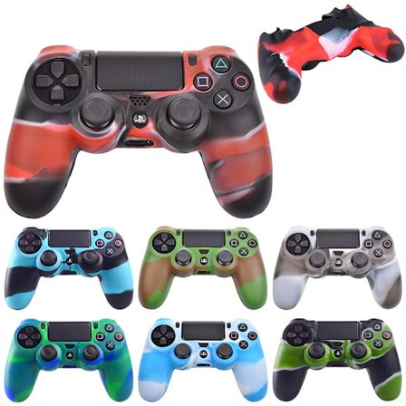 Silikonebeskyttelse / Beskyttelse til PS4 Kontrol - Kamouflage