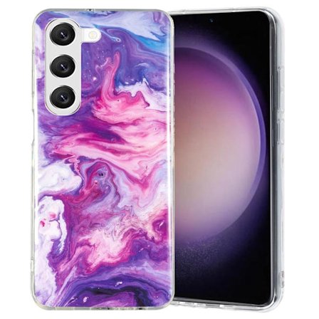 Marble Samsung Galaxy S23 Suojakotelo - Punainen