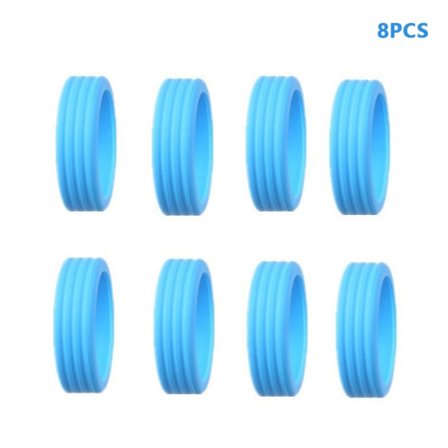 8 st silikon resväskor hjul skosnöre tyst hjul skydd