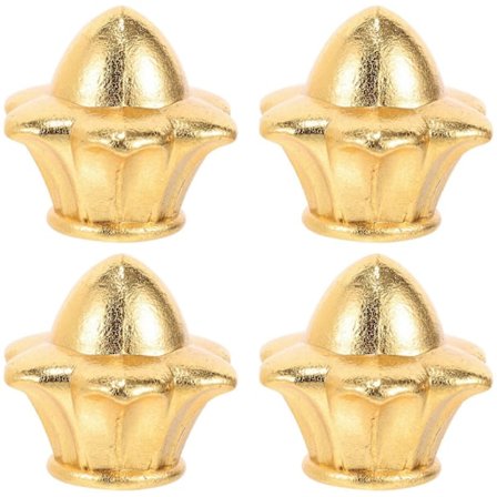 4 stk. Dekorative Lampe Topper Gulvlampe Topper Skrivebordslampe Topper Metall Lampe Topper for Lampeskjerm Topp