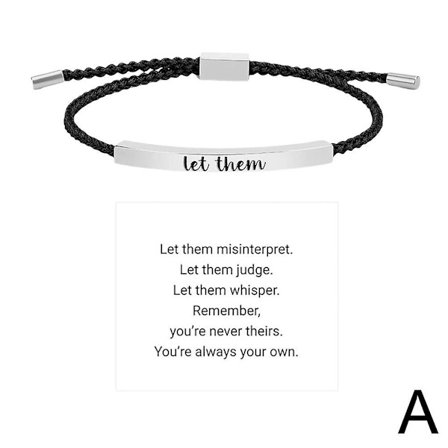 Lad Dem Tube Armbånd Motiverende Tube Armbånd Venskabsgave (LGL)