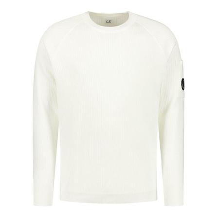 C.p. Company, Knitwear - Crew Neck Wit, Heren, Maat:XS