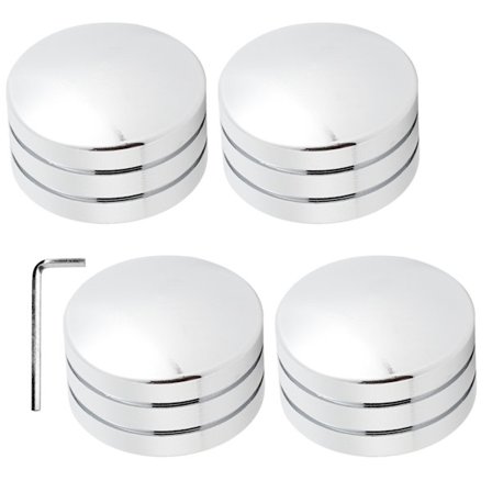 4 stk. Motor Deksel Hodebolt Topplokk Elektroplettert Passer for XL883 Big Twin 1340 Evo Twin Cam Modeller