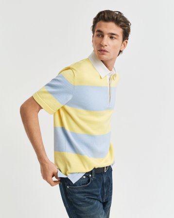 GANT Herren Poloshirt aus Baumwolle mit Streifen (L)
