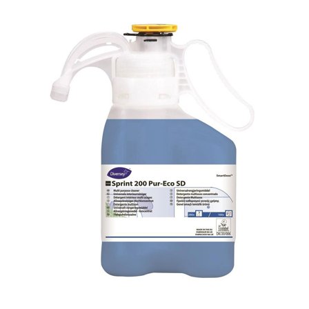 TASKI Allrengöring Sprint 200 Pur-Eco SD E1a, koncentrerad, SmartDose-flaska 1,4l - Lyreco - Städ och hygien - Rengöringsmedel - Allrent