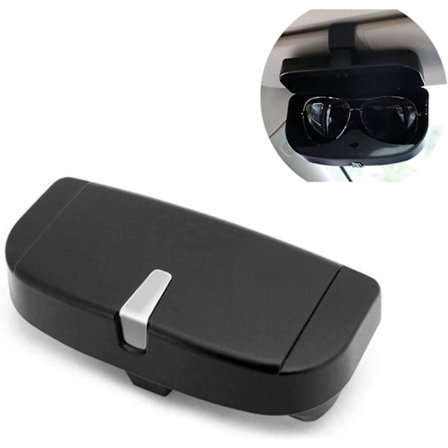 Bærbar Solbriller for Bil, Universal Bilbriller Oppbevaringsholder Klips Organiserboks