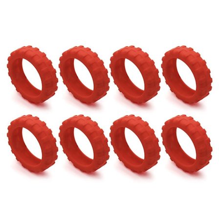 8 stk./sett reisebagasjehjulsko beskyttelse for koffert