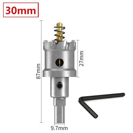 TCT Hullsag Metall kjernebor 30MM
