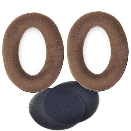 Ersättningsöronkuddar Kompatibla med Sennheiser Hd515 Hd555 Hd595 Hd598 Hd558 Pc360 Brun
