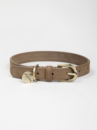 nordog Thomas Hundehalsbånd Nougat L, Tøj & Bolig, Tilbehør Til Kæledyr, Halsbånd & Seler