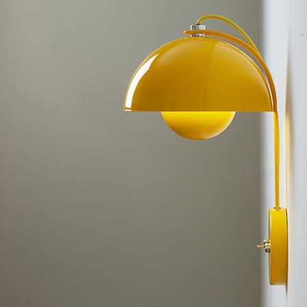 Væglampe i metal – Macaron vægbelysning til soveværelse & stue, blomsterdesign, læselampe, vægmonteret armatur