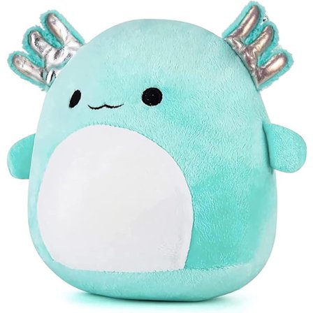 12 tum mjuka plyschdjur Axolotl plyschleksaker, söta tecknade mjuka plyschdockor, utsökta plyschfyllda leksaker (blå)-WELLNGS