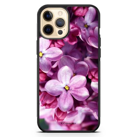 Bjornberry Hårdskal iPhone 12 Pro Max - Lila Vårblommor