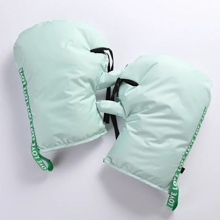 1 par vindtætte, regntætte, varme vinterhandsker til motorcykel, scooter, cykel