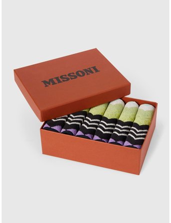 Missoni Home Giacomo Face Towel 6 Pcs-Box - Multi/patterned - 30X30CM