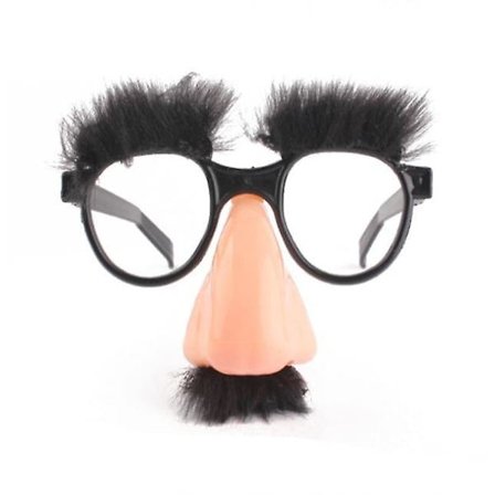 Morsomme Briller med Nese, Bart og Forkledning, Partygave, Halloween