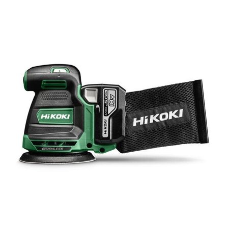 HiKOKI SV1813DA Excenterslip med batteri och laddare, Maskiner