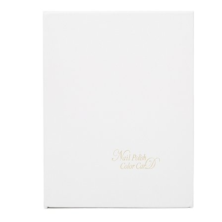 Holdbar negleklistremerkesamling albumer negleklistremerker Oppbevaringsbok gjør-det-selv-nail Art-klistremerker Holder Hvit