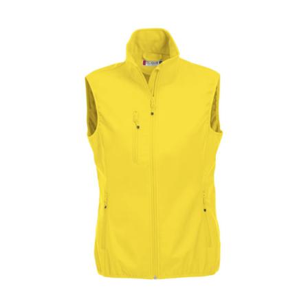 Clique Dam/dam Vanlig Softshell Gilet M Lemon