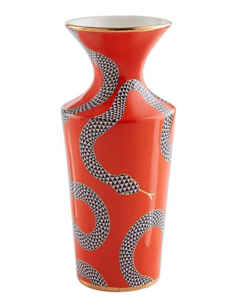 Jonathan Adler Eden Cuff Vase - Orange - H30.5CM