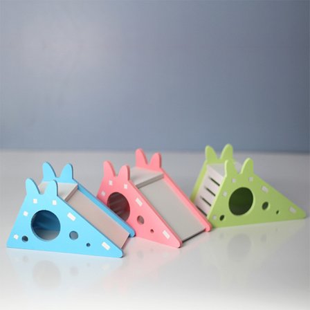 3 Hamsterhus, Trä Smådjurshus, Naturligt Boendehus för