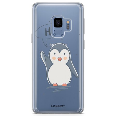 Bjornberry Skal Hybrid Samsung Galaxy S9 - Söt Pingvin