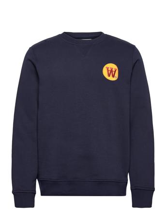 Tye Badge Sweatshirt Blue Wood Wood