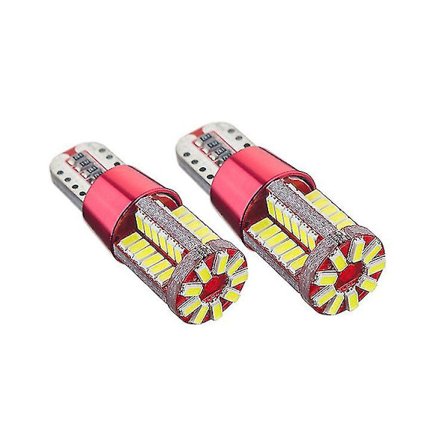 Billede LED-pærer Interiørlampe Parklys Kuppel Leselys Xenon-utskifting (2 stk, Rød)