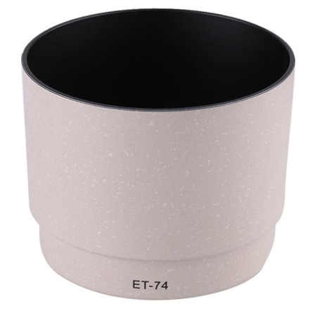 Hvit Objektivhette Et74 Et-74 For Canon Ef 70-200mm F/4l Is Usm Objektiv Bajonettfeste