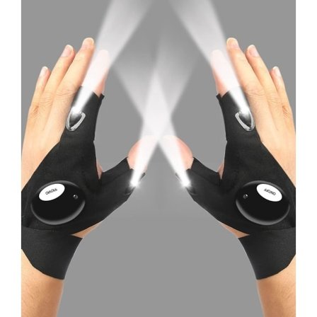 LED-ficklampshandskar, presenter till män, honom, pappa, pojkvän, cool pryl, handsfree-lampor för camping, fiske, reparation, fars dag, jul, 