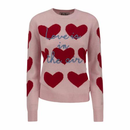 MC2 Saint Barth Round-neck Strik Pink, Herre Strik