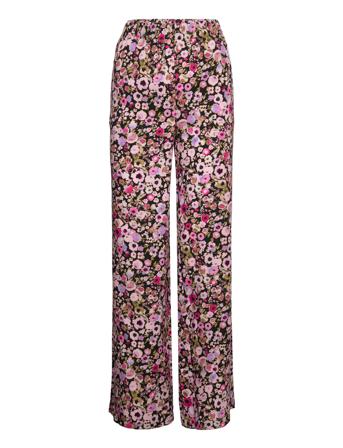 Slfremina Mw Flared Pant B Utsvängda Byxor Multi/mönstrad Selected Femme