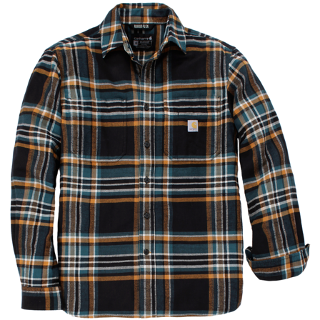 Carhartt Workwear Carhartt M's Flannel Long-Sleeve Plaid Shirt Black