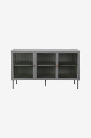 Loft24 - Sideboard med 3 dörrar Rosalie - Grå - Skänkar & sideboards - Från Homeroom