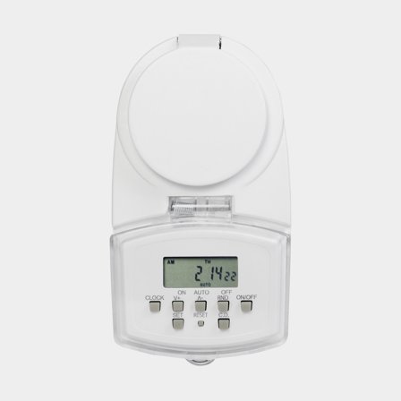 Timer do gniazdka elektrycznego / zewnętrzny timer LogiLink Digital, IP44, 230 V / 1800 W / 7.8 A - Jachtowa