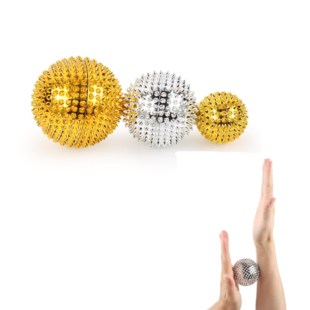 3 stk Magnetiske Akupunkturkuler for Håndmassasje - Hot Sale