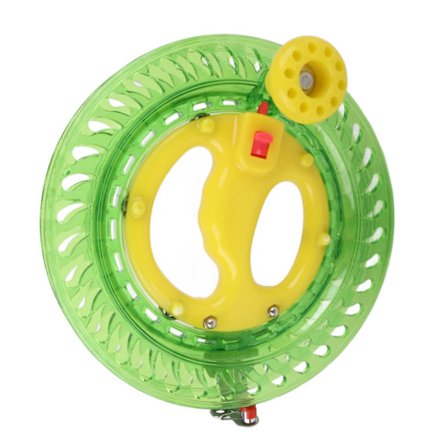 ABS Multifunksjonelt Havfiskehjul Håndtrådvikling Flueline Fiskesnelle Tilbehør Grønn