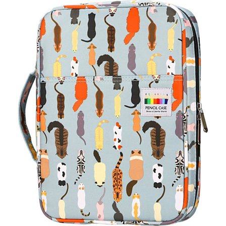 Farveblyantetui 166 Rum Blyantetui Opbevaringstaske Holder til Farveblyanter og Gelpenne (Kat)